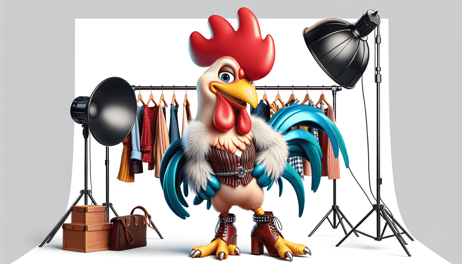 Chicky en séance photo