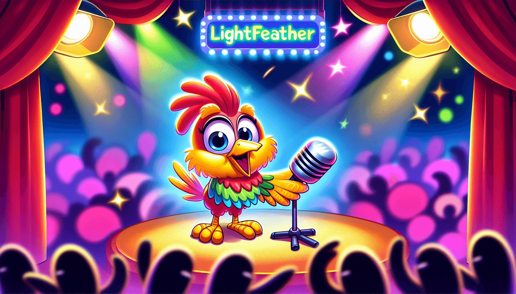 Chicky Lightfeather sur scène